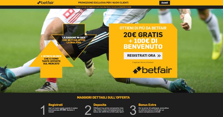 Betfair Bonus Sport ZIT200