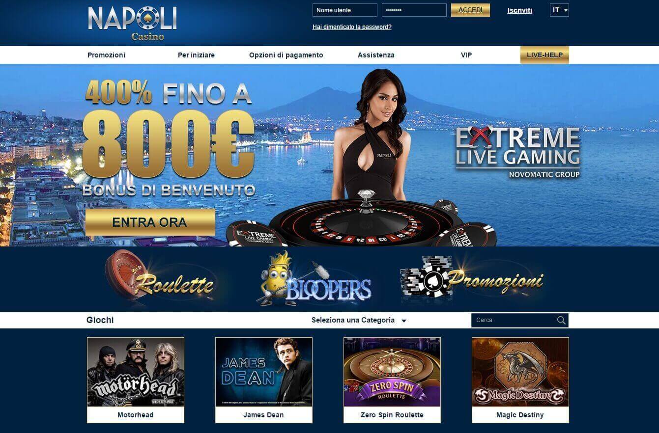 casinonapoli homepage