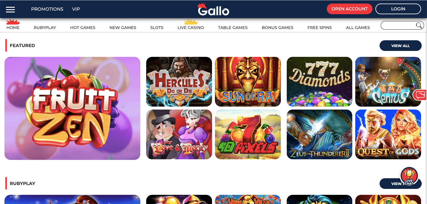 Gallo Casino Slot
