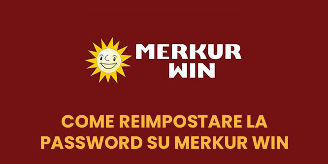 Come reimpostare la password dell’account Merkur Win