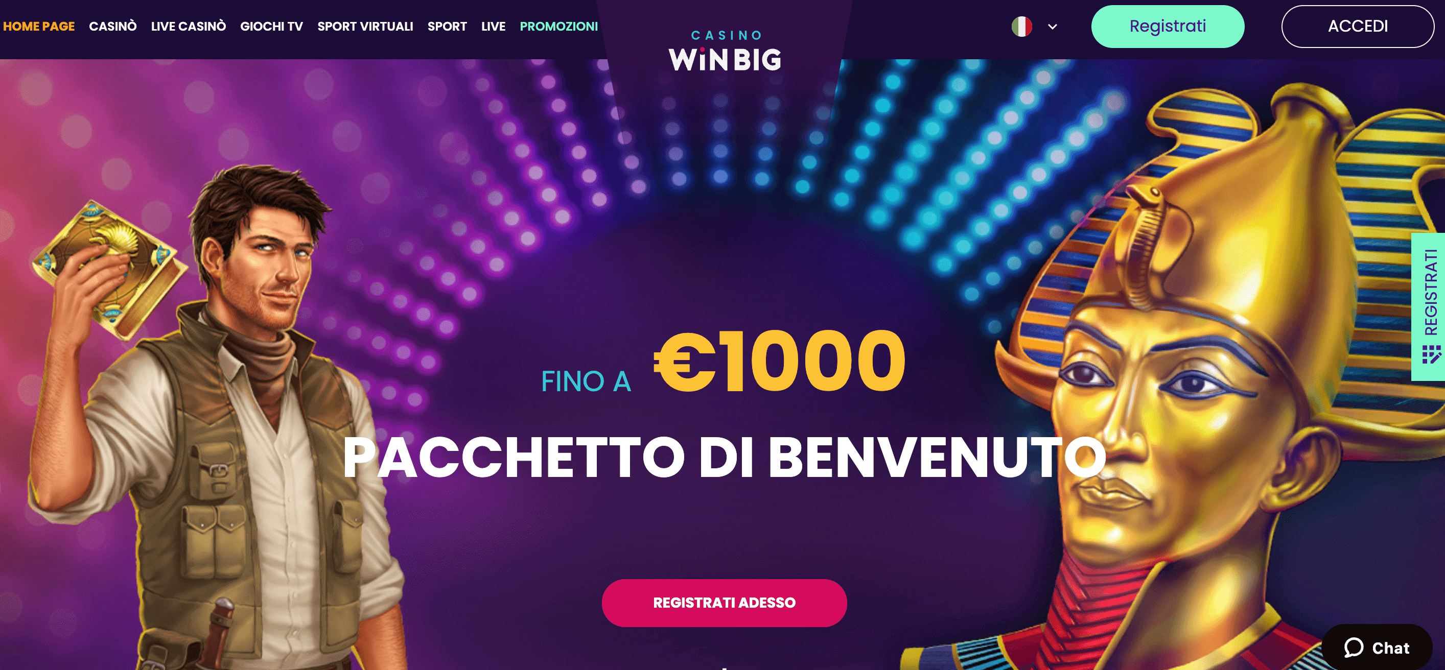 Casino Win Big e Scommesse Screenshot