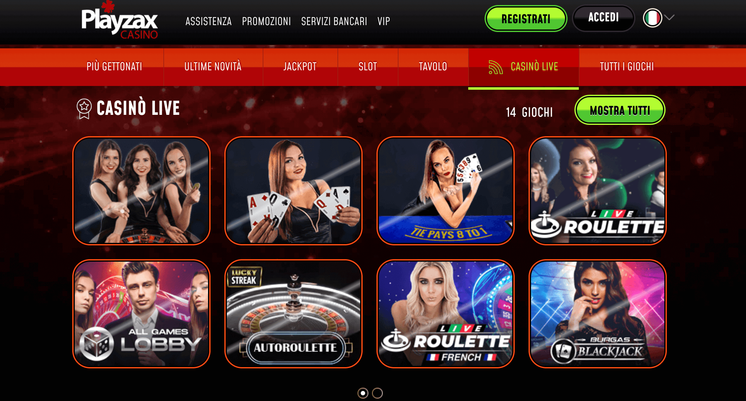 Playzax Casino Slot Live