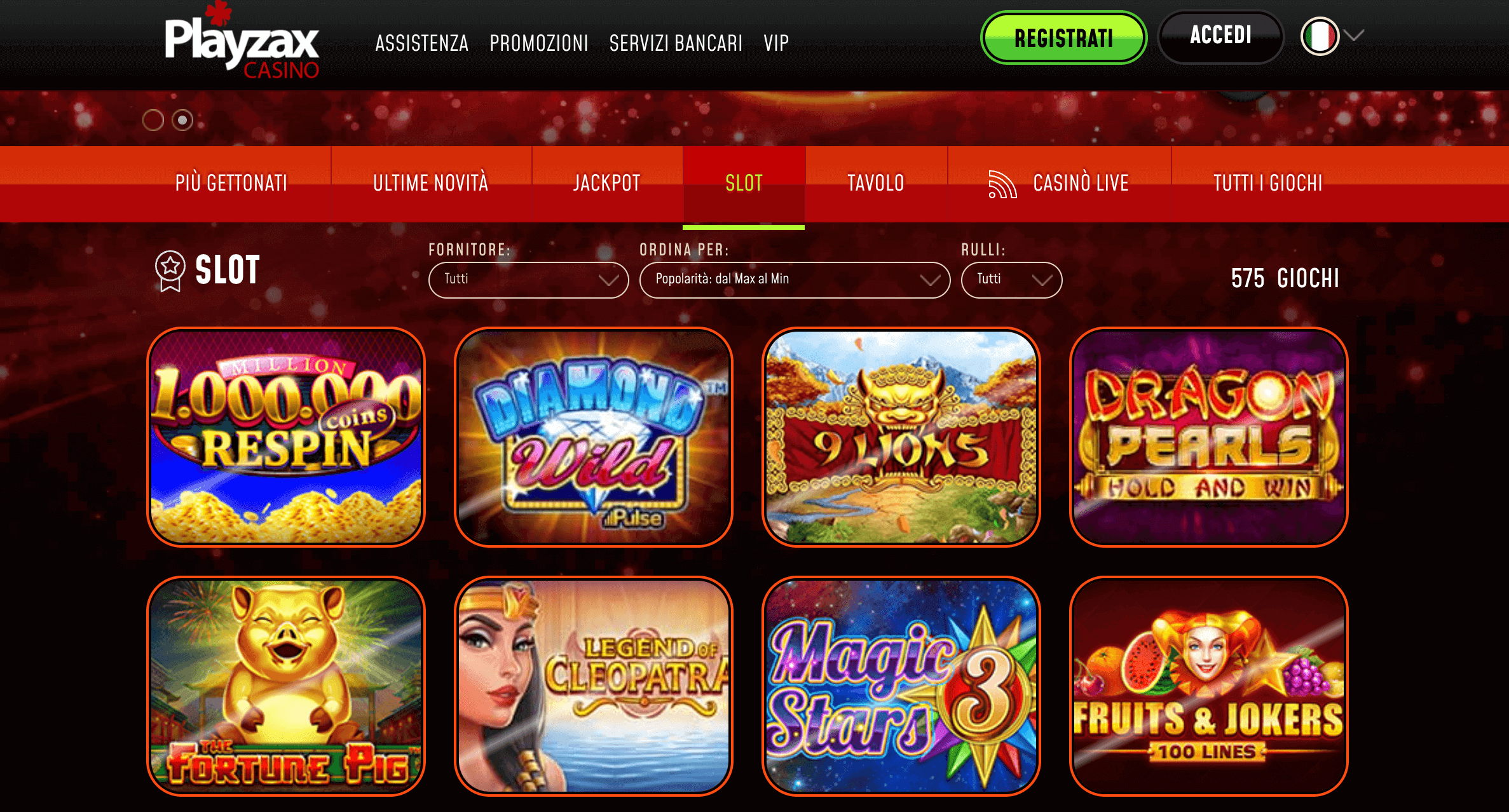 Playzax Casino Slot