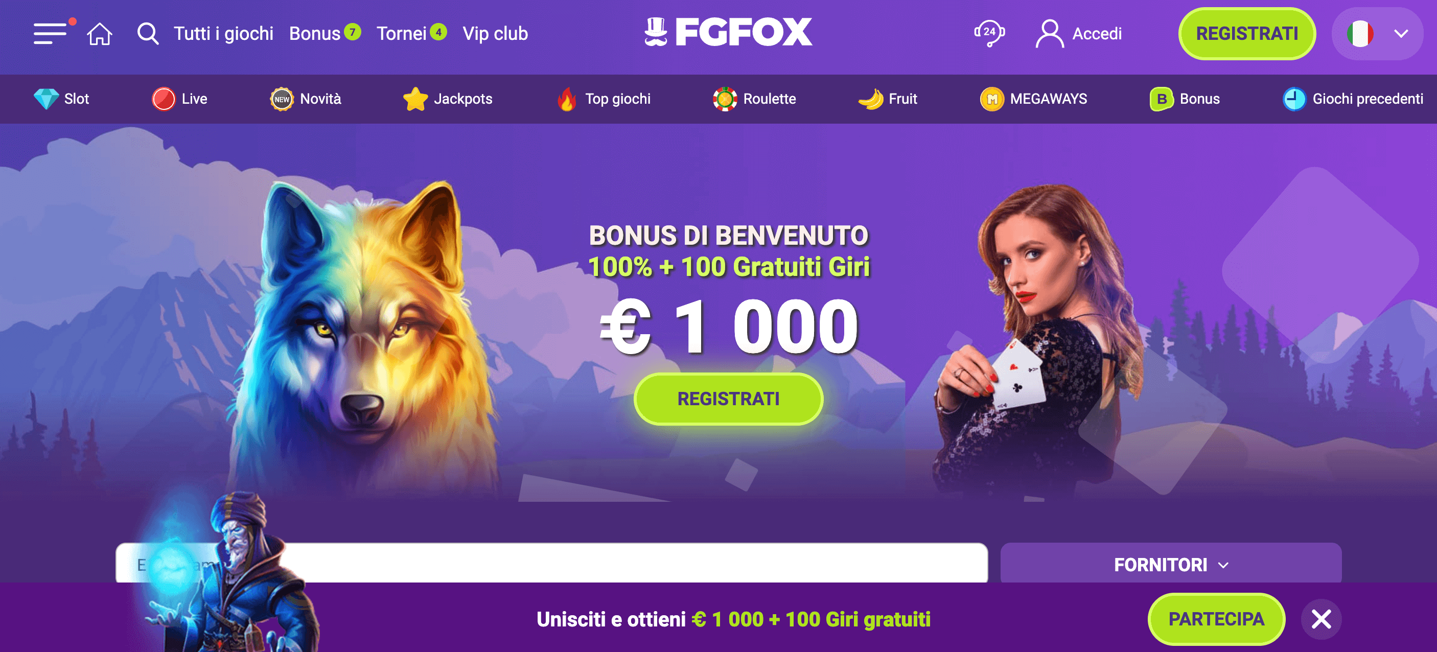 Fgfox Casino Screenshot