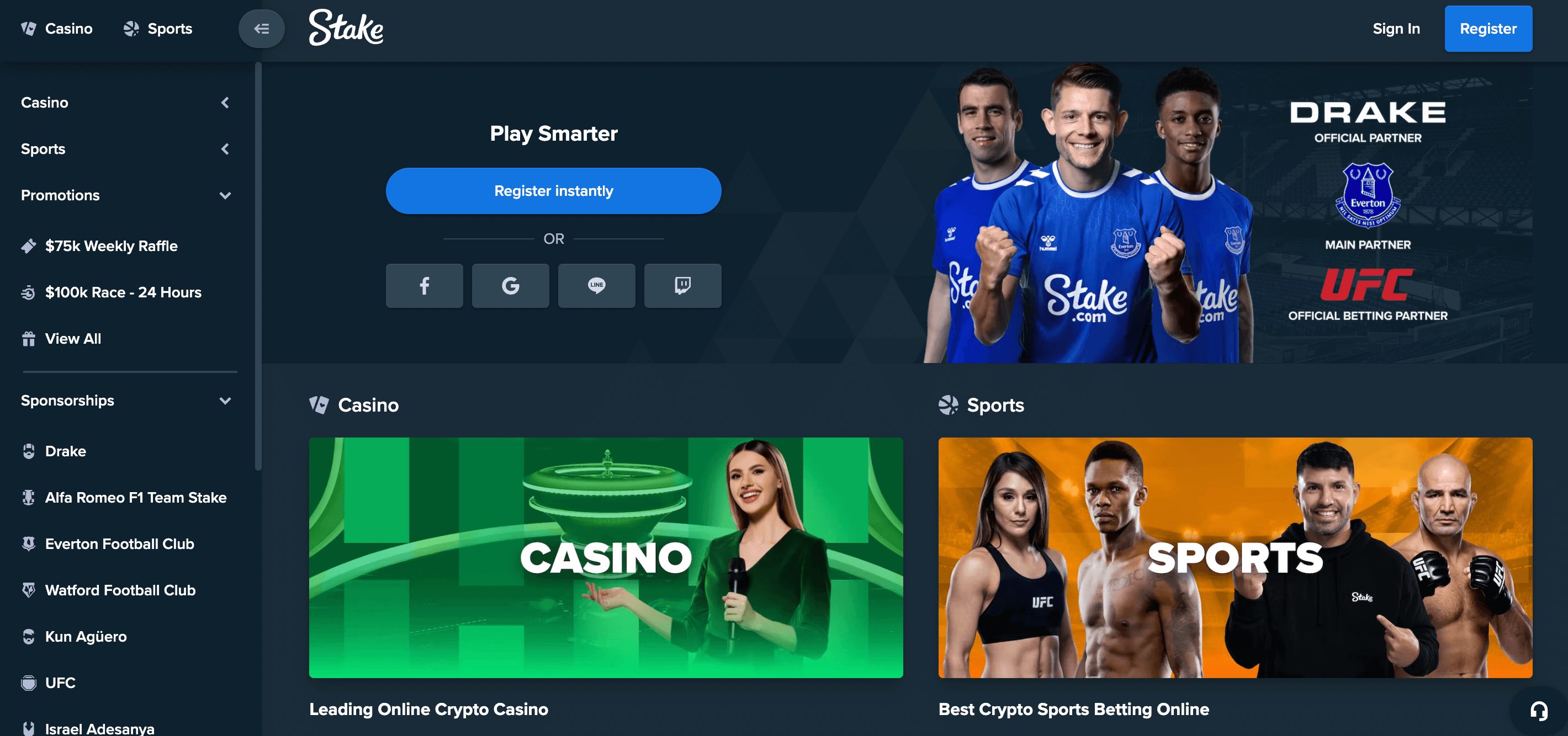 Stake Casino e Scommesse Screenshot