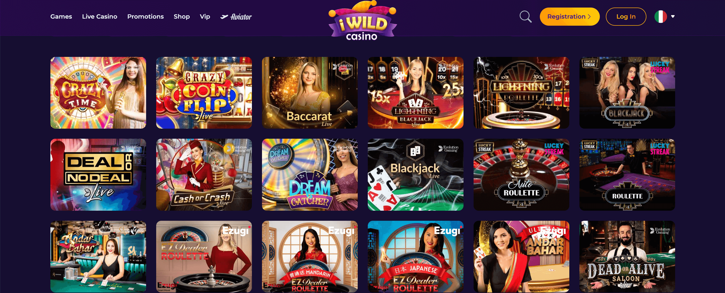iWild Casino Slot Live